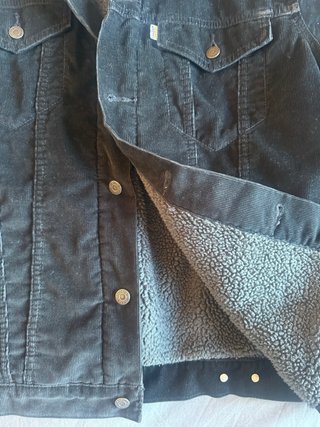 Chaqueta Levi's Sherpa Negra/Gris Talla M