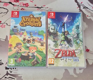 Animal Crossing y Zelda Skyward Sword para switch