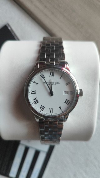 Reloj Raymond Weil Esfera Blanca Acero