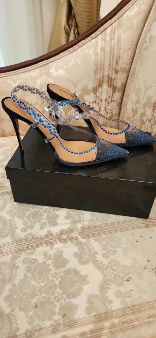 Aquazzura Heaven Pumps Azul
