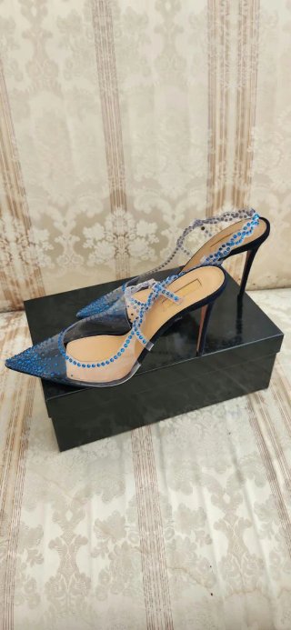 Aquazzura Heaven Pumps Azul