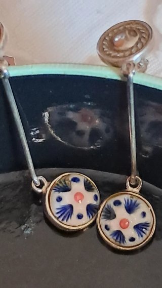 Pendientes largos Sargadelos