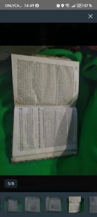 Libro antiguo  1724