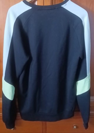 Sudadera Ellesse Negra, Blanca y Verde