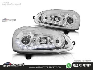 FAROS DELANTEROS LUZ DIURNA LED PARA VOLKSWAGEN GOLF / VARIANT / JETTA MK5