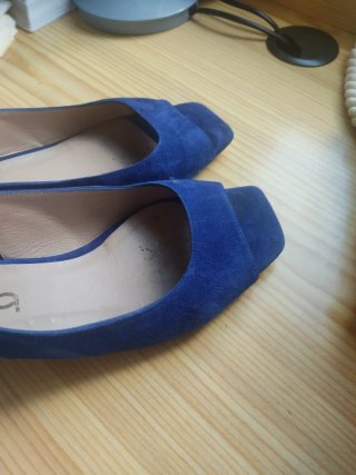 Zapatos planos azules