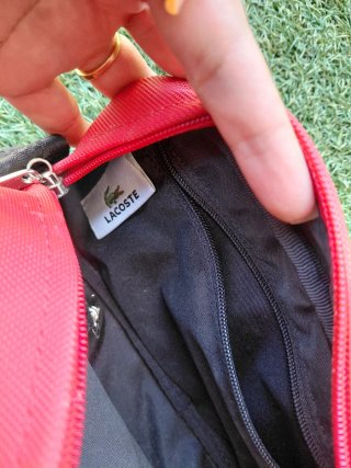 Bolso Lacoste Rojo