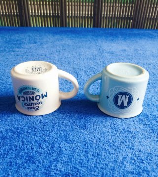 ✅ LOTE 2 TAZAS DE CAFÉ DE CERÁMICA ‼️