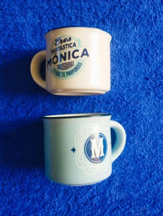 ✅ LOTE 2 TAZAS DE CAFÉ DE CERÁMICA ‼️