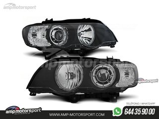 FAROS DELANTEROS OJOS DE ANGEL LED PARA BMW X5 E53 1999-2003