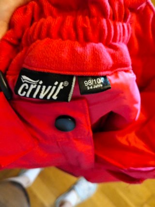 Pantalón de Nieve Rosa con Tirantes Tallaje grande