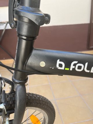 Bicicleta Plegable B'fold 3 Negra