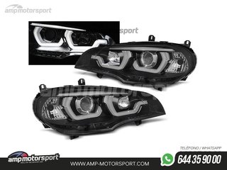 FAROS DELANTEROS OJOS DE ANGEL 3D U PARA BMW X5 E70 2007-2013