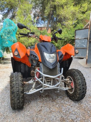 Quad Atv Adly 280 Hurricane Negro/Naranja