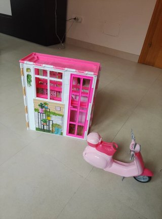 Casa e Moto Barbie