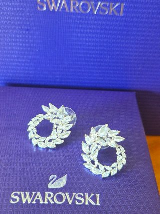 Brincos Argola Mesmera Swarovski Lapidação Marques