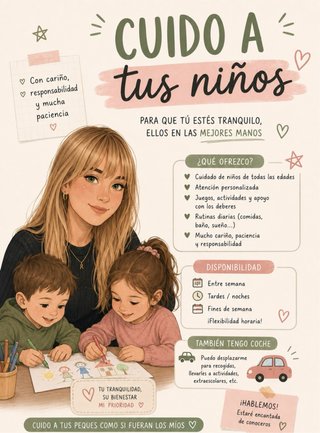 Cuidado de niños.