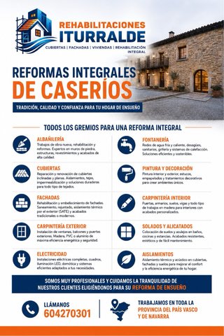 REFORMA DE CASERIOS Y CASAS RURALES