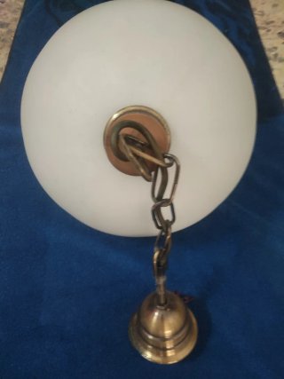 Lámpara de techo madera y metal