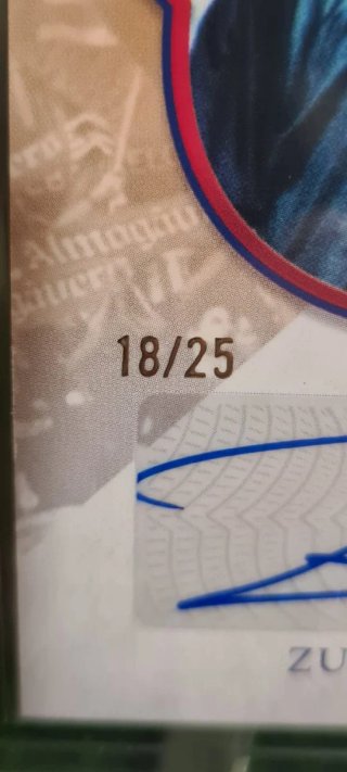 Topps 125th Zubizarreta Autógrafo /25