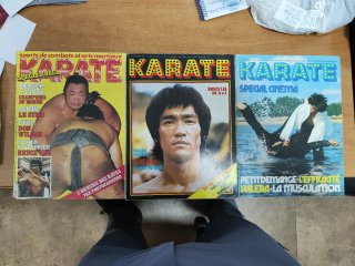Lote 3 revistas francesas KARATE
