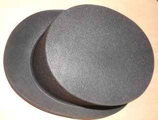 Tip Y Coll, sombreros vintage de plástico.