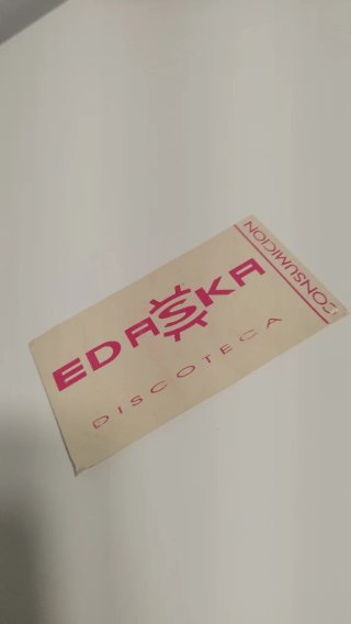Consumición discoteca Edaska