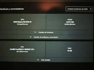 PC Gaming AMD RX 6700XT 12GB Nfortec