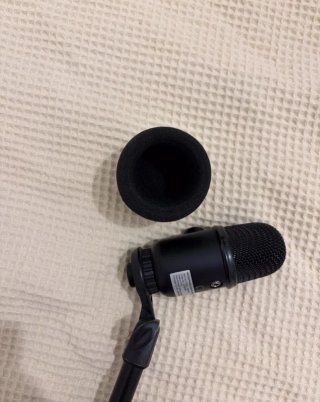 Microfone com controle de volume