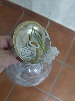 Lámpara colgante esférica