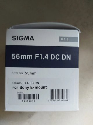 Sigma 56mm F1.4 DC DN Contemporary Sony E