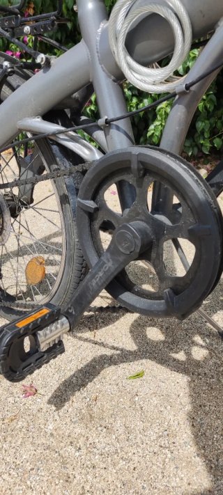 Bicicleta Plegable Gris