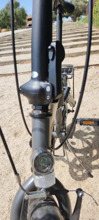 Bicicleta Plegable Gris