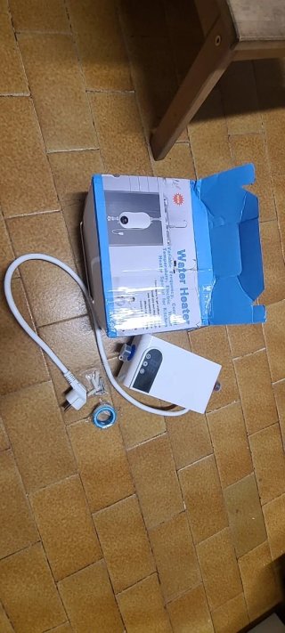 Calentador de agua directa.