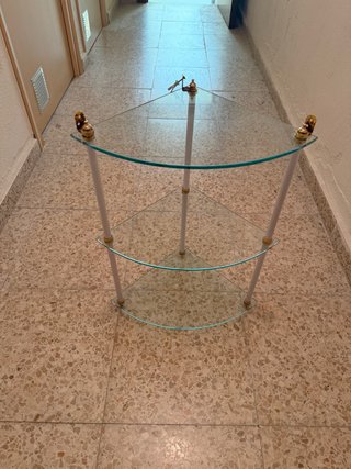 Rinconera cristal 3 niveles