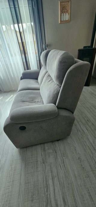 Sofá de tela gris - ENTREGA INMEDIATA URGE VENTA