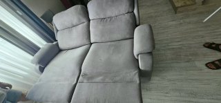 Sofá de tela gris - ENTREGA INMEDIATA URGE VENTA
