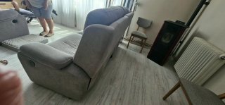 Sofá de tela gris - ENTREGA INMEDIATA URGE VENTA