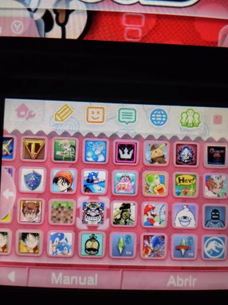 New 3DS XL Plata+sd 256 gb pantalla de arriba IPS