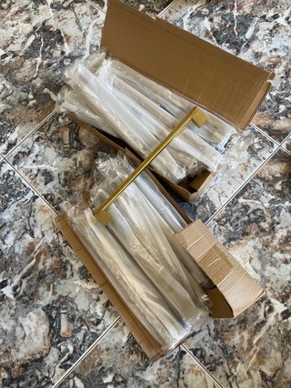 20 Manetas Doradas para Puertas