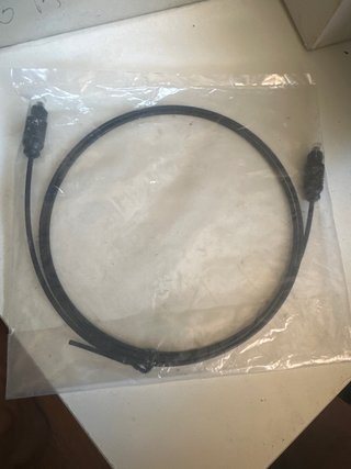 Cable Fibra Óptica Negro