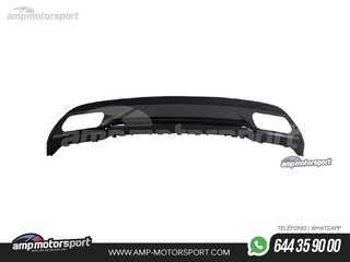 DIFUSOR TRASERO MERCEDES CLASE A W176 LOOK A45 AMG