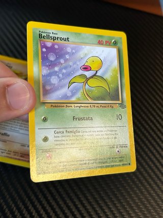 Carte Pokémon Jungle Mankey e Bellsprout