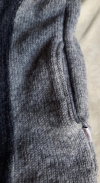 Chaquetón Lana Black Yak Azul/Gris