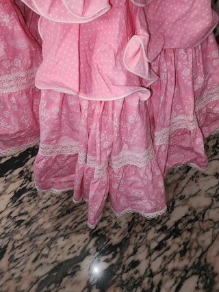 Vestido Gitana Lunares Rosa 8-12 años