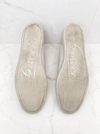 Zapatillas Gucci Talla 39 Beige/Gris
