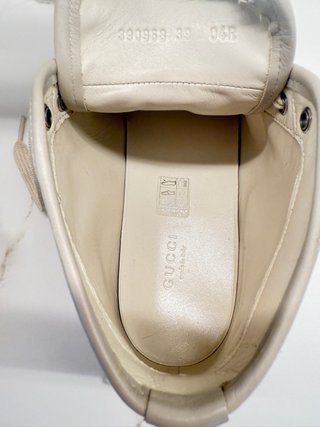 Zapatillas Gucci Talla 39 Beige/Gris