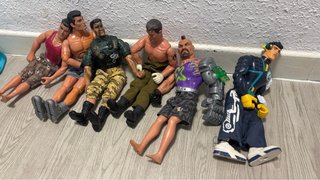 Lote Muñecos Articulados Antiguos