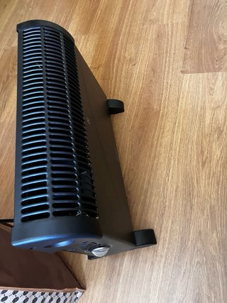 Calefactor eléctrico negro