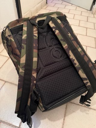 Mochila Cesta Setas Camuflaje
